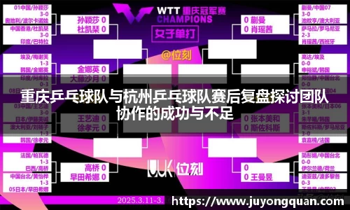 重庆乒乓球队与杭州乒乓球队赛后复盘探讨团队协作的成功与不足